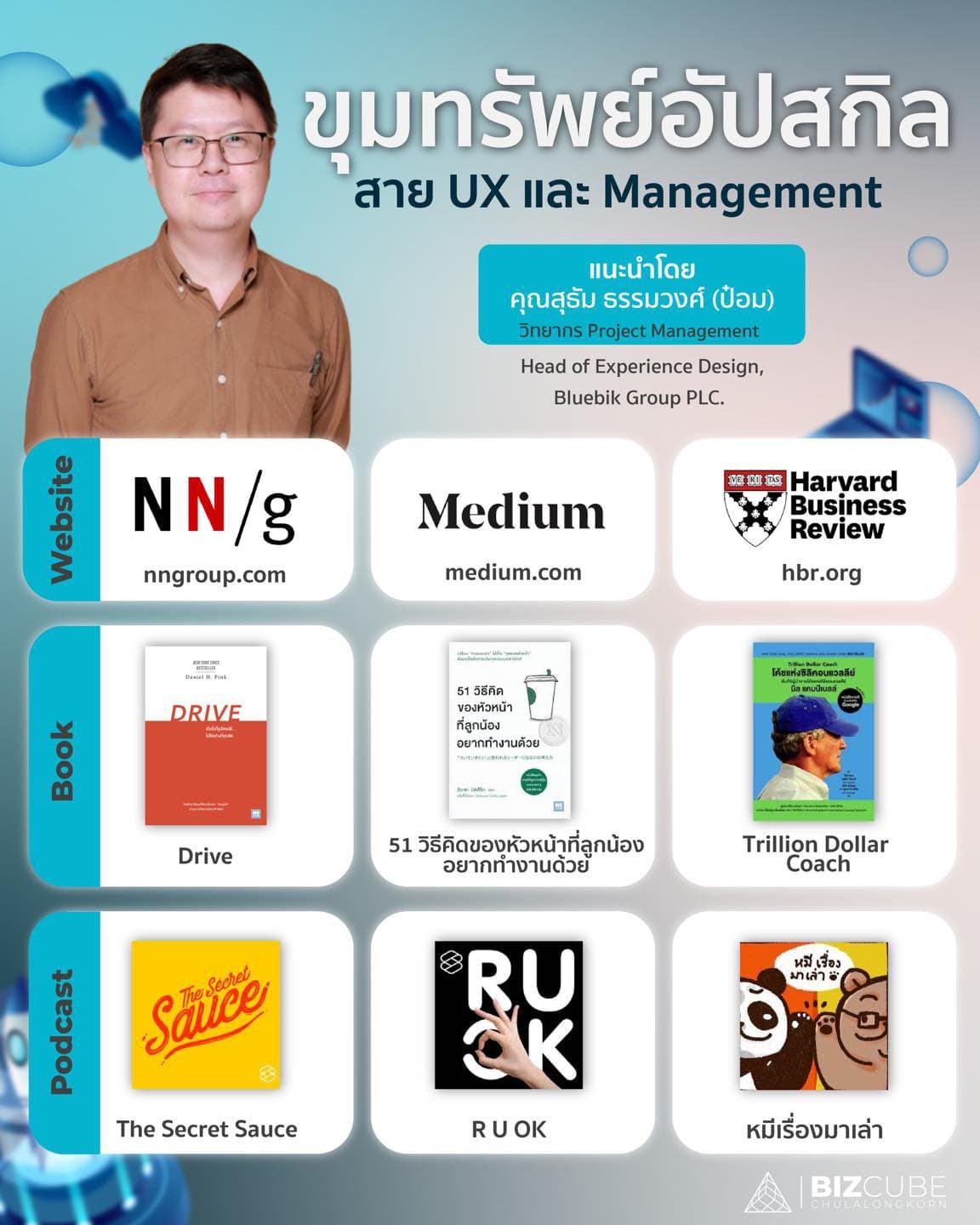 9 ขุมทรัพย์อัปสกิล สาย UX และ Management